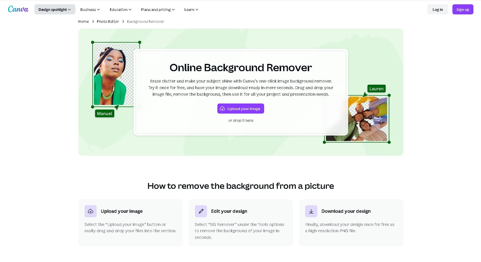 Adobe Background Remover