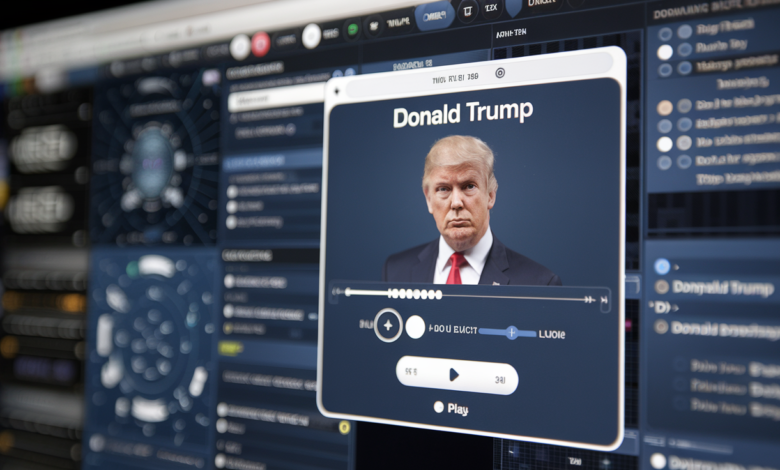 donald trump ai voice